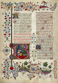 Folio 319 du Bréviaire de Marie de Savoie Folio 319 du Bréviaire de Marie de Savoie