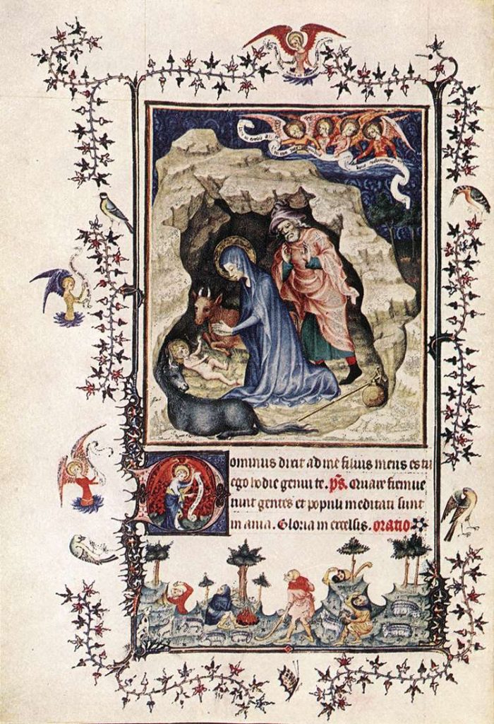 Turin-Milan Hours c. 1420. Manuscript (Ms. 47), 284 x 203 mm Biblioteca Nazionale Reale, Turin.